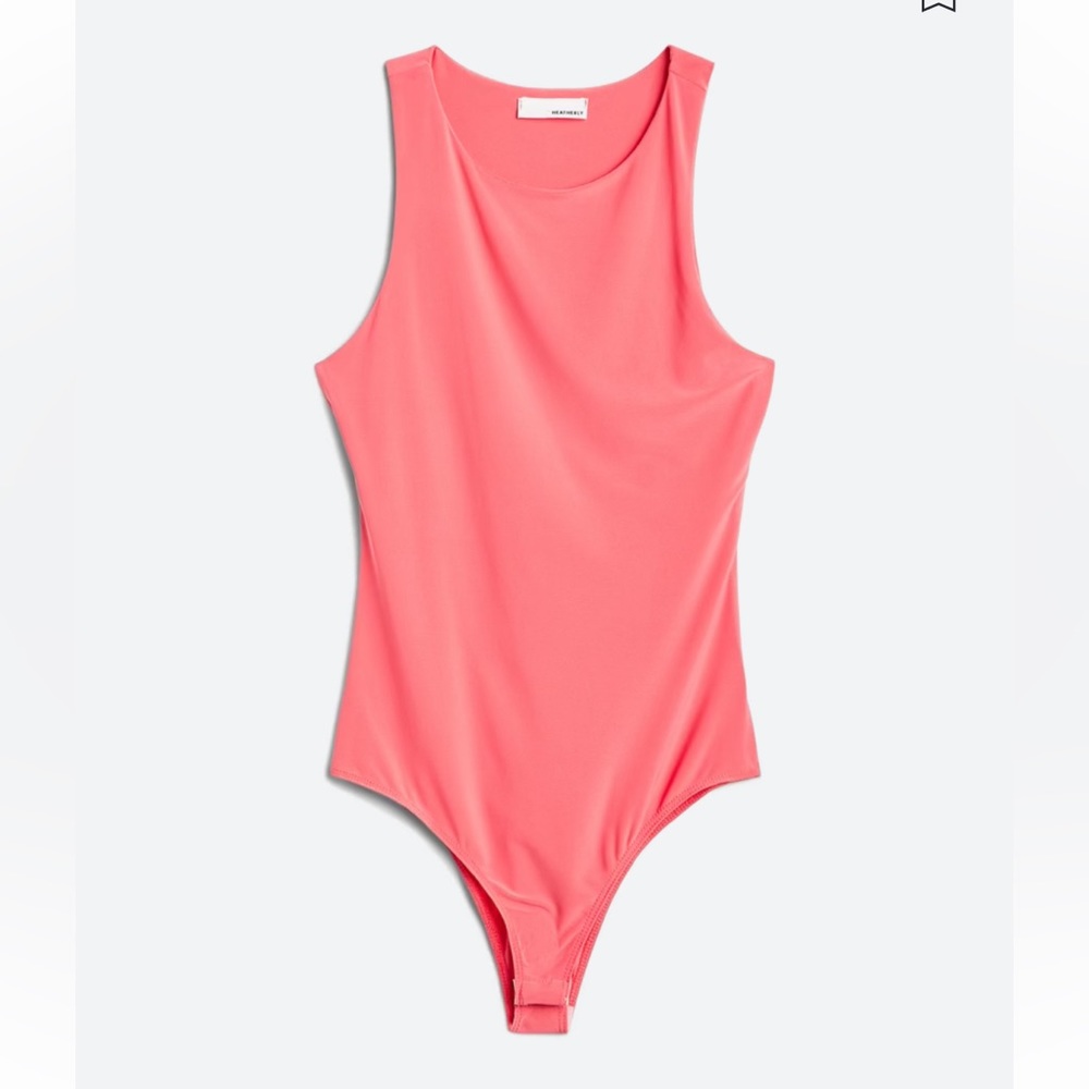 NWT Neon Coral Bodysuit, XXL